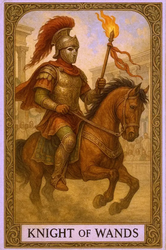 Рицар Жезли в Таро - Значение